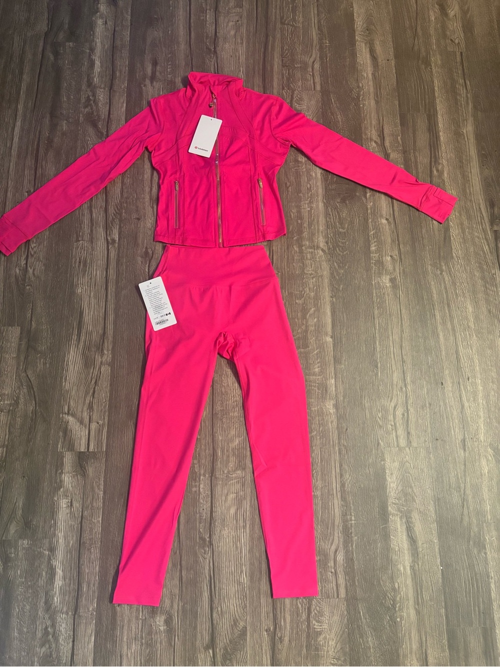 lululemon athletica Hot Pink
Zip Jacket with High-Waist
Leggings - Picture 2 of 2